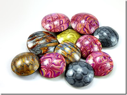 Hollow domed beads