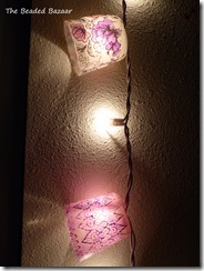 Silkscreened clay lanterns